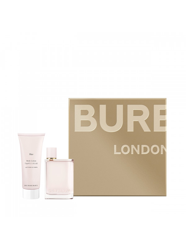 Burberry Her EDP 50ml + BL 75ml eclair parfumeries Burberry Her EDP 50ml + BL 75ml eclair parfumeries