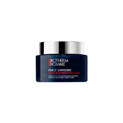 Biotherm Homme Force Supreme Black Regenerating Care Crema Antiedad De Noche