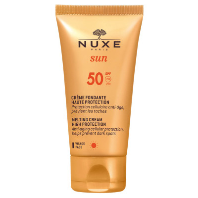 Nuxe Sun Crema Fundente para el rostro alta protección SPF50