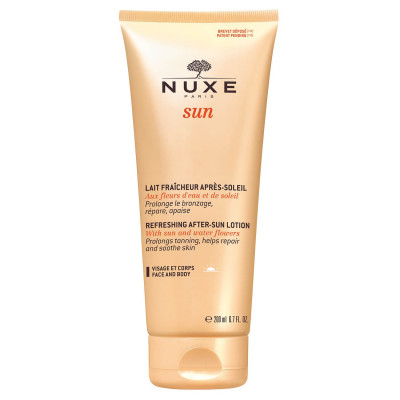 Nuxe Sun Leche facial y corporal refrescante para después del sol