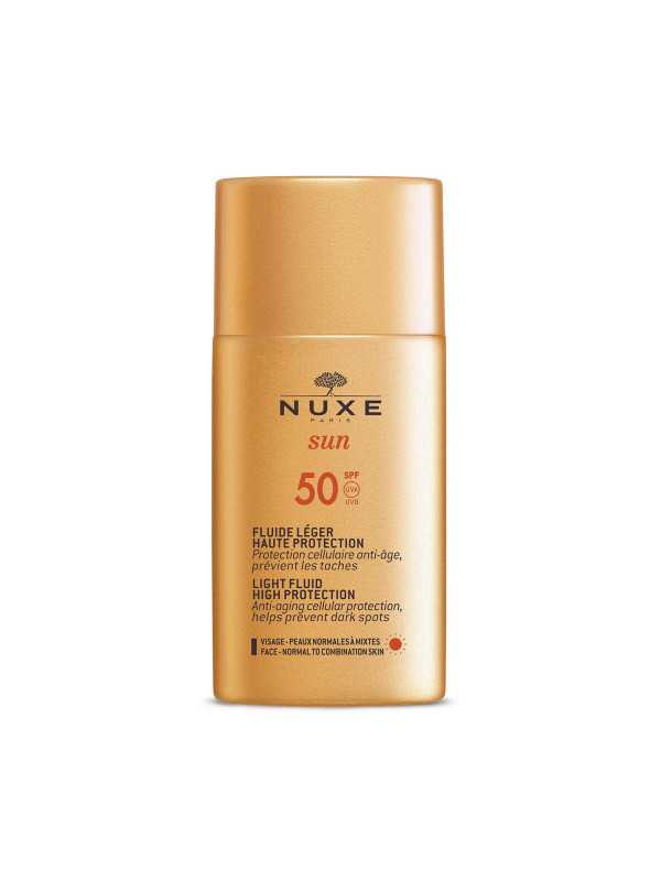 Nuxe crème fondante solaire spf50 protection anti-âge et anti