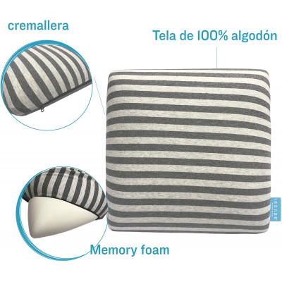 Inyoku cojín de sofa de Memory Foam Grey