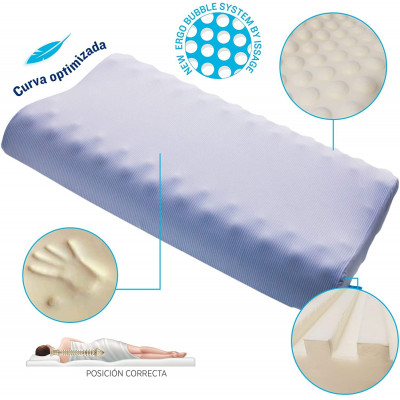 Ergobubble Almohada ortopédica cervical de Memory Foam