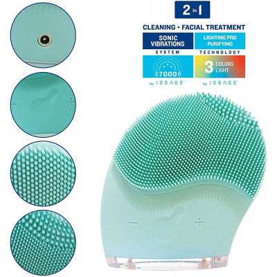 Limpiador facial eléctrico Issage Cleanlight Blue