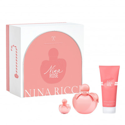 NINA ROSE Estuche para mujer EDT 50 ml + Body Lotion 75 ml + Mini