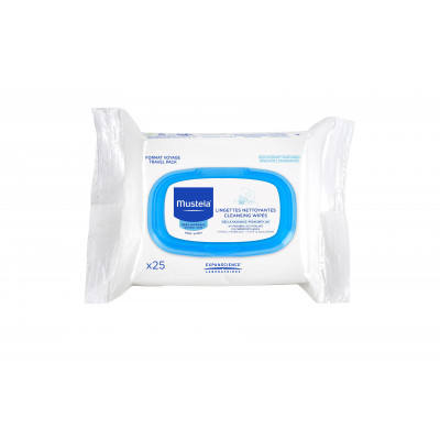 77393 Mustela Lingettes Nettoyantes à l'Avocat Lot de 4 x 70