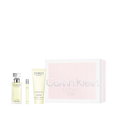 ETERNITY FOR WOMEN Estuche mujer EDP 100 ml + Body Lotion 100 ml + Mini