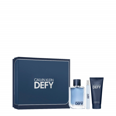 CK DEFI Estuche hombre EDT 100 ml + GEL 100 ml + Mini 10 ml