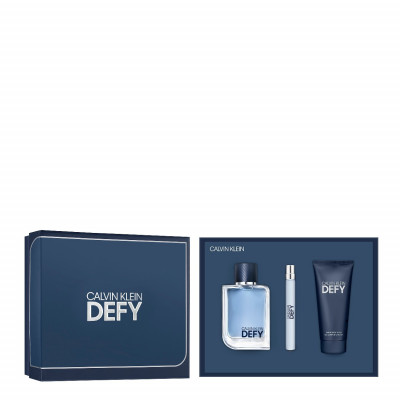 CK DEFI Estuche hombre EDT 100 ml + GEL 100 ml + Mini 10 ml