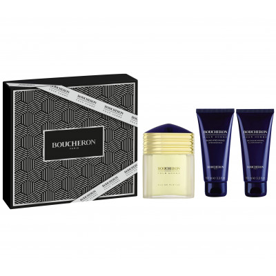 BOUCHERON HOMME EDP 100 ml + After Shave 100 ml + Shower Gel 100 ml