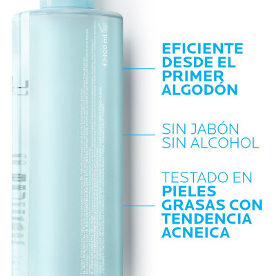 EFFACLAR Agua Micelar Ultra Limpiadora Facial y Purificante