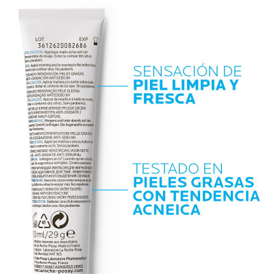 EFFACLAR Tratamiento Corrector, Renovador, Antioxidante y Antisebo 40 ml