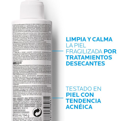 EFFACLAR H Crema Limpiadora Compensadora 200 ml