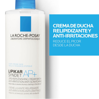 LIPIKAR SYNDET AP+ Crema de Ducha Relipidizante y Anti-irritaciones Piel Atópica 400 ml