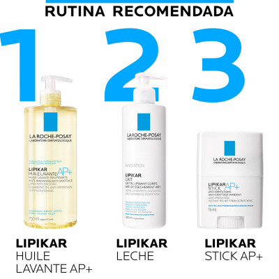 LIPIKAR Huile Lavante AP+ Aceite Lavante Hidratante y Relipidizante 750 ml