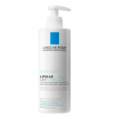 LIPIKAR LAIR UREA 5 + Hidratante Corporal Piel con Sequedad Extrema o Psoriasis 400 ml