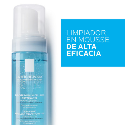 PHYSIOLOGIQUE Espuma de Agua Micelar Desmaquillante y Limpiadora Facial Piel Sensible 150 ml