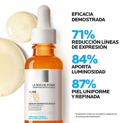 PURE VITAMIN C10 Cuidado Dermatológico Antioxidante e Iluminador 30 ml