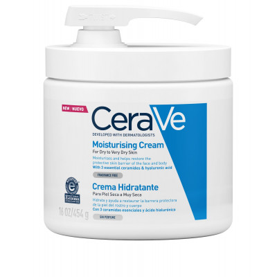 CERAVE Crema Hidratante con Dosificador 454 g