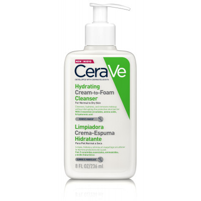 CERAVE Limpiadora Crema-Espuma Hidratante 236 ml
