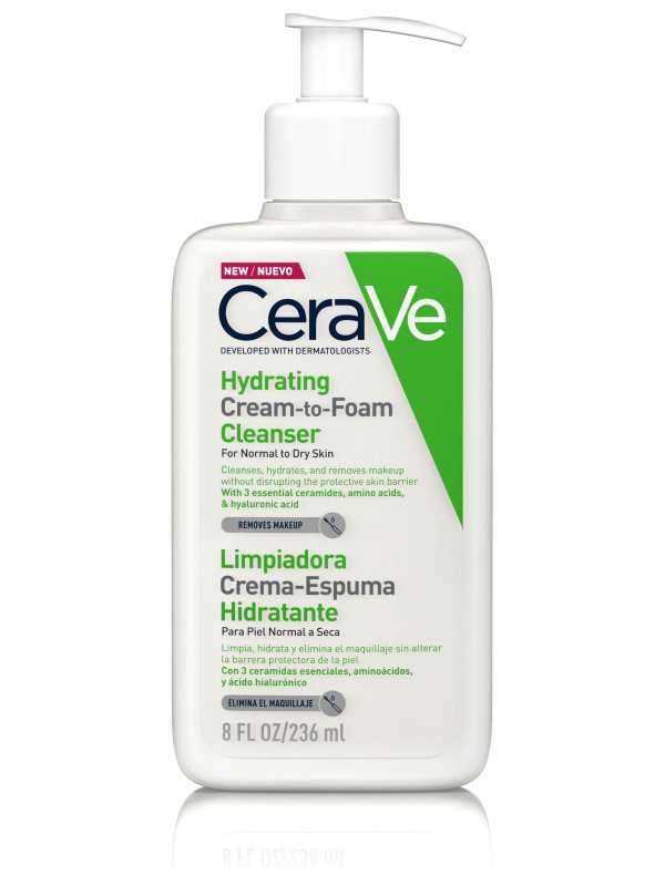 Tæl op lommeregner håndled CERAVE Cleansing Moisturizing Cream-Foam 236 ml