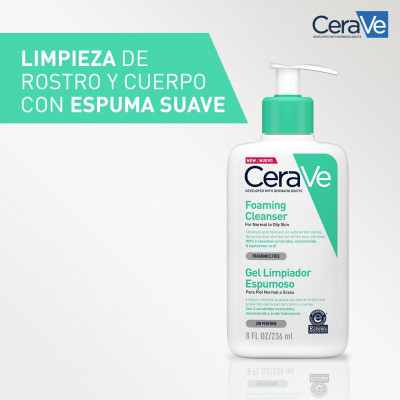 CERAVE Gel Limpiador Espumoso