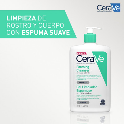CERAVE Gel Limpiador Espumoso