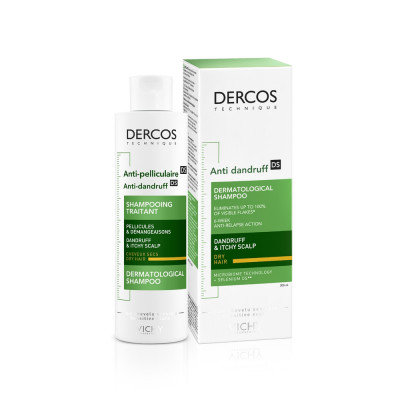 Dercos Technique Champú Anticaspa Cabellos Secos