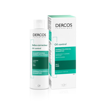 Dercos Technique Champú Sebo Control Cabellos Grasos 200 ml