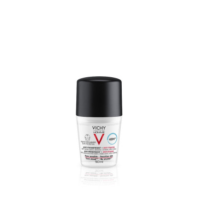 Homme Desodorante Bola Antimanchas 48H 50 ml