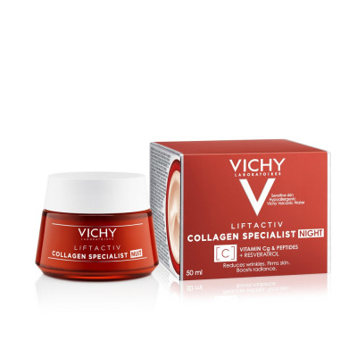 Liftactiv Collagen Specialist Crema de Noche Reafirmante Biopéotidos