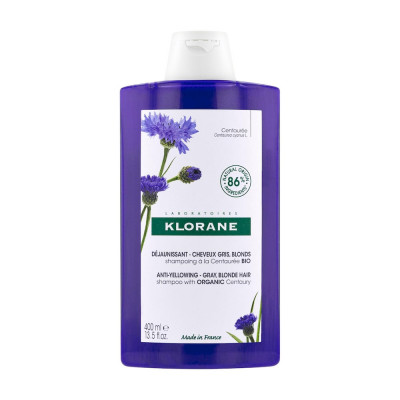 Champú Antiamarillo con Centaurea BIO para Cabellos Grises y Rubios