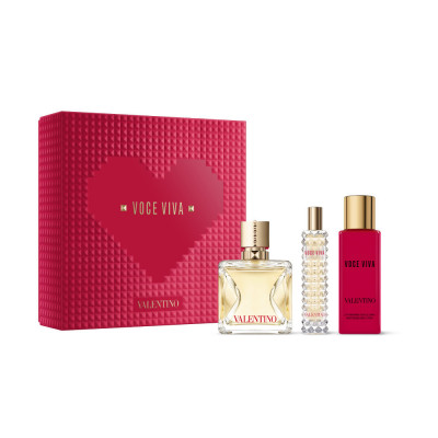 Voce Viva Estuche de mujer EDP 100 ml + Loción Corporal 100 ml + EDP 15 ml