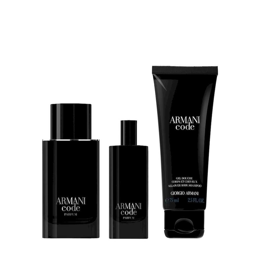 Armani Code Homme Men's Chest EDP 75 ml + Mini 15 ml + Gel 75 ml