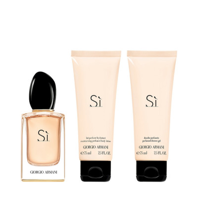 Sì Passione Cofre mujer EDP 50 ml + Gel 75 ml + Loción Corporal 75 ml