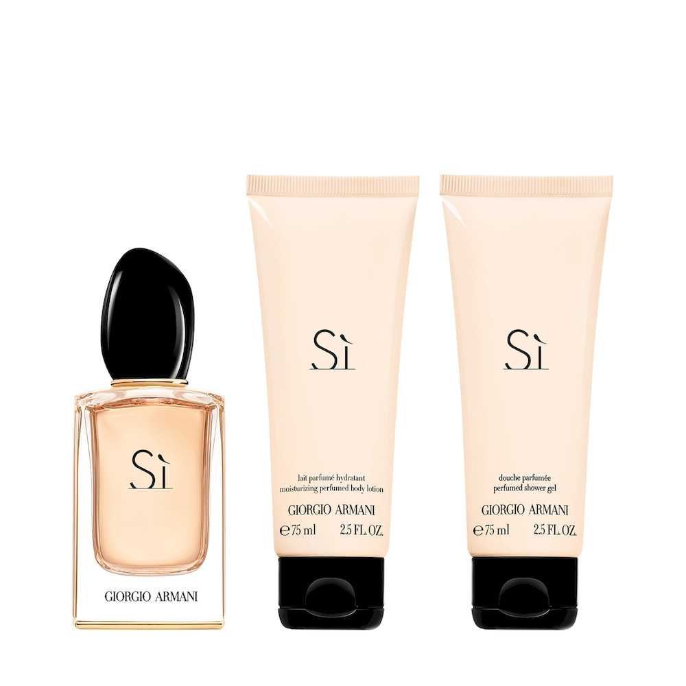 Sì Passione Women's Set EDP ml Gel 75 ml + Body Lotion 75