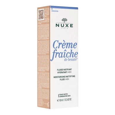 Fluido Matificante Hidratante 48h Crème Fraîche de Beauté 50 ml