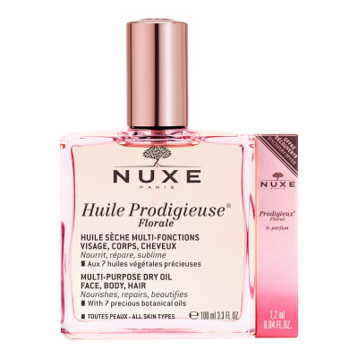 Huile Prodigieuse Florale 100 ml + Prodigieux Florale Le Parfum 1,2 ml