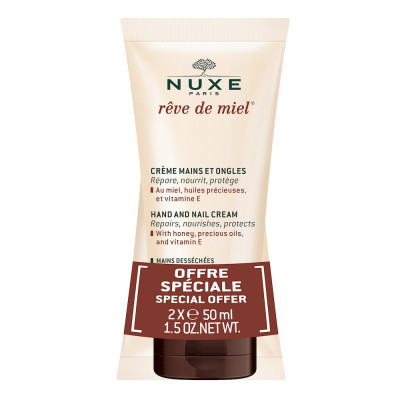 Crema de Manos y Uñas Rêve de Miel 2X50 ml