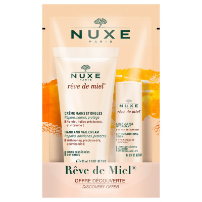 Crema de Manos 30 ml + Stick de Labios Rêve de Miel