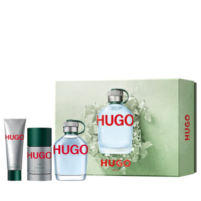 Hugo Man Estuche EDT 125 ml + Desodorante 75 ml + Gel de Ducha 50 ml