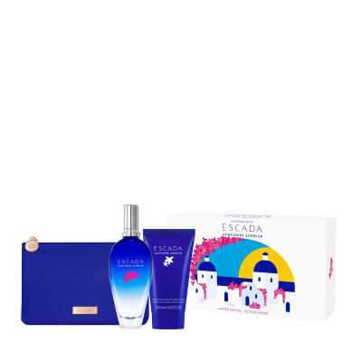 Santorini Sunrise Estuche mujer EDT 100 ml + Crema Corporal 150 ml + Neceser