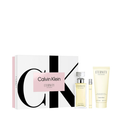 CK Eternity Estuche mujer EDP 100 ml + Loción Corporal 200 ml + Mini 10 ml