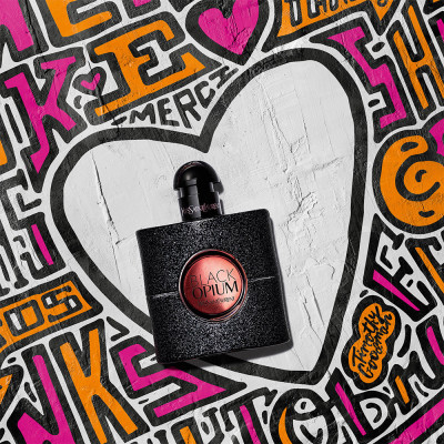 Black Opium Cofre EDP 90 ml + Barra labios + Mini Lash + Neceser