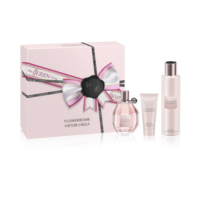 Flowerbomb Cofre EDP 100 ml + Body Lotion + Body Cream