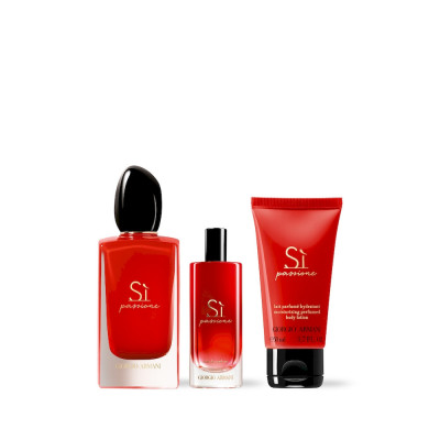 SI Passione EDP 100 ml + EDP Mini 15 ml + Loción 50 ml