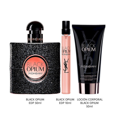 Black Opium EDP 50 ml + EDP Mii 10 ml + Loción 50 ml