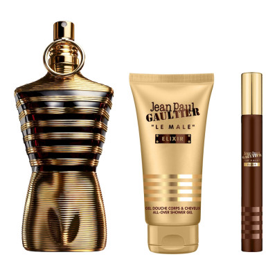 Le Male Elixir EDP 125 ml + EDP 10 ml + Gel 75 ml