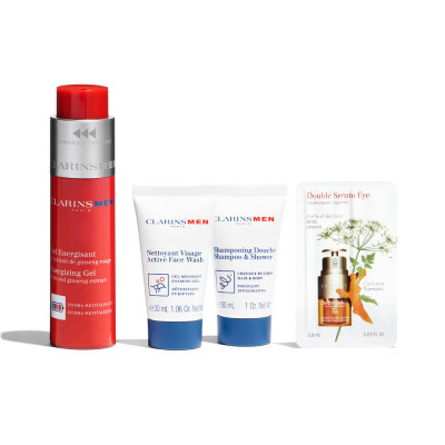 Men Gel Energizante 50 ml + Limpiador + Champú