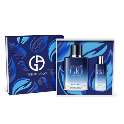 Cofre hombre Acqua di Giò Profondo EDP 100 ml + 15 ml + Estuche